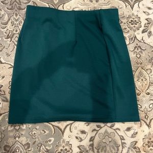Green skirt